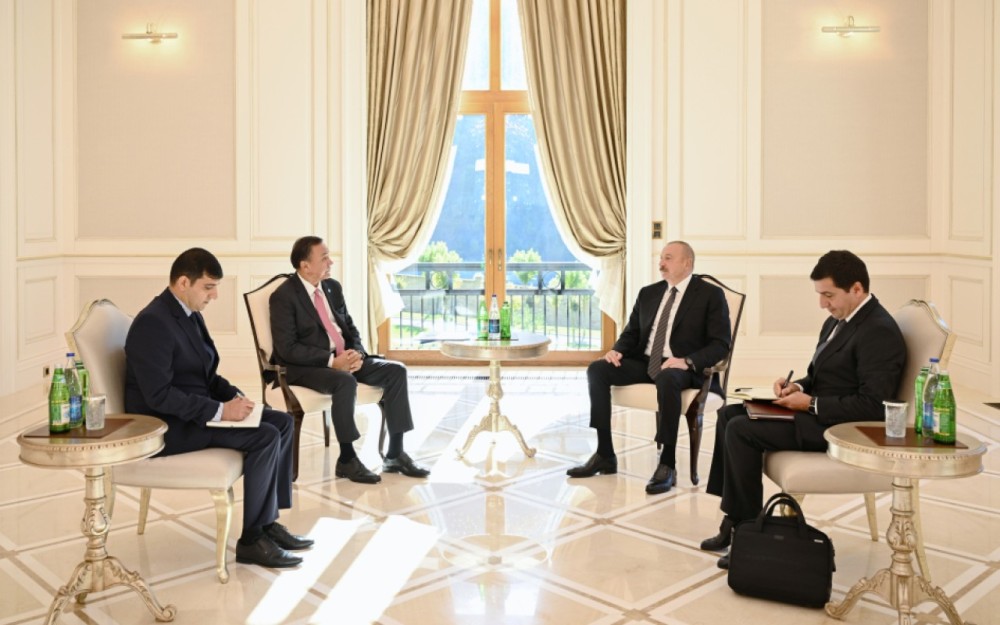 Prezident TDT-nin Baş katibi ilə görüşdü -FOTOLAR